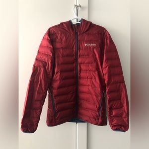 Columbia Men's Red Hooded Spring/Fall Jacket